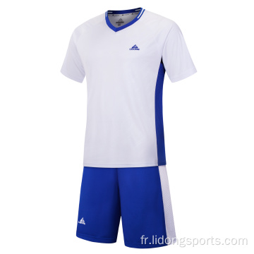 Maillot de football personnalisé 100% maillot de football en polyester